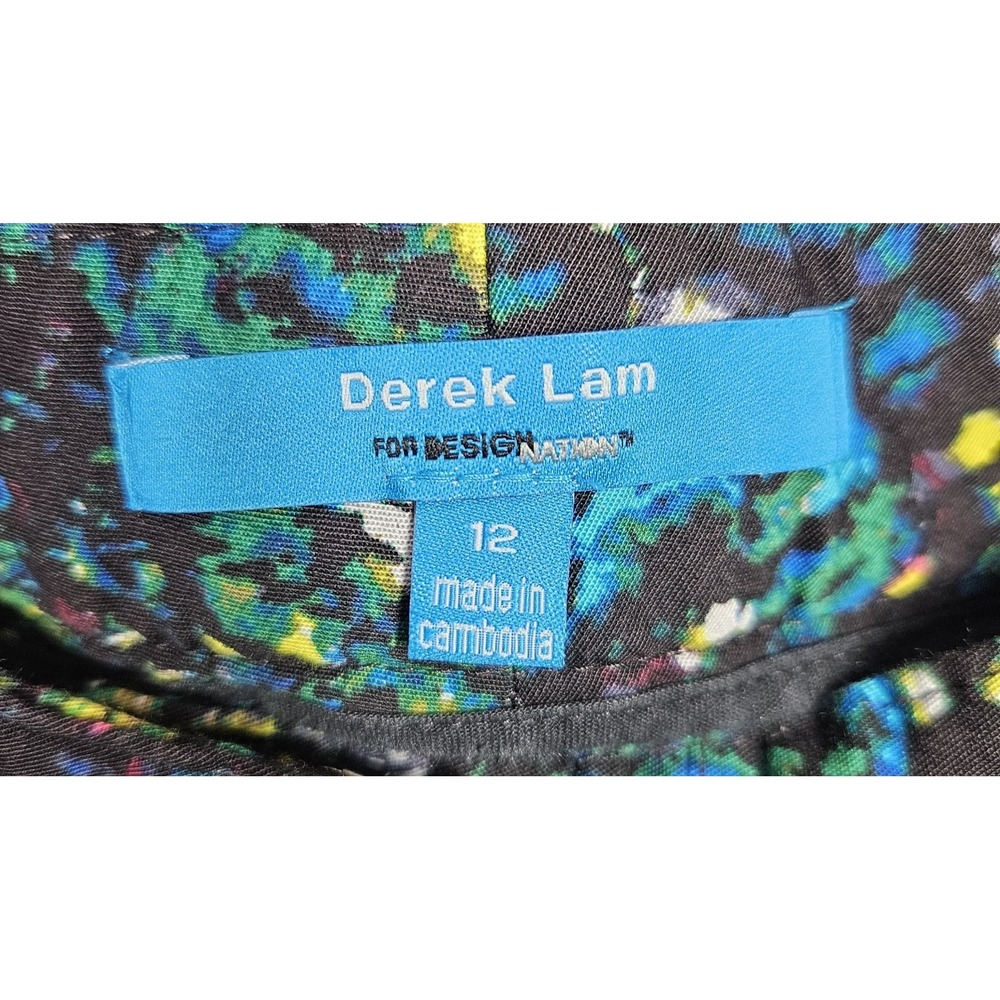 Derek Lam For Design Nation 12 Rio Crop Capri Pants Nightshade Statement Piece - Picture 7 of 11